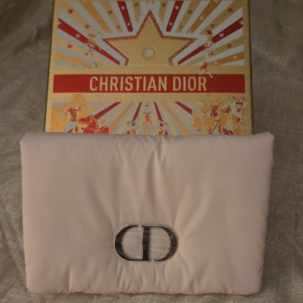 Christian Dior Pink Pouch and Gift Box